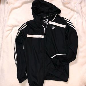 Black Adidas Wind Breaker